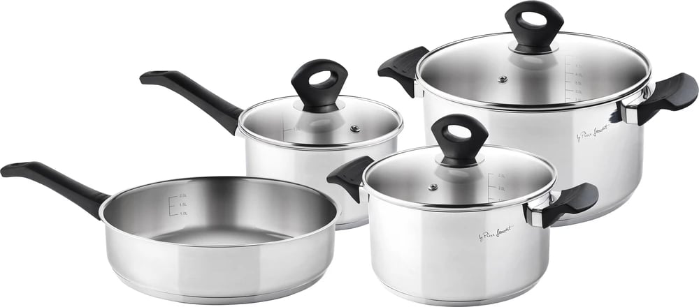 Set tenxhere Lamart LT1110, 7 pjesë, argjendtë