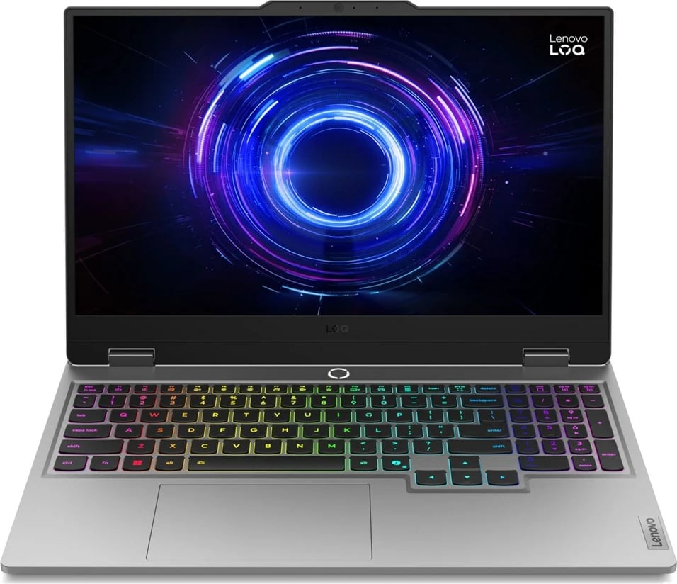 Laptop Lenovo LOQ 15IRX10, 15.6", Intel Core i5-13450HX, 16 GB RAM, 1 TB SSD, NVIDIA RTX 5050 8 GB, Luna Grey