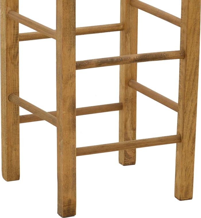 Karrige për bar pa mbështetëse Bodier dru arre 35x35x78cm