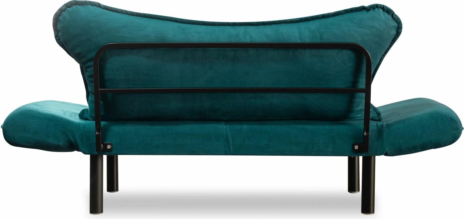 Divan-krevat dy ulëshe, ngjyrë petrol blue, Atelier del Sofa, Chatto
