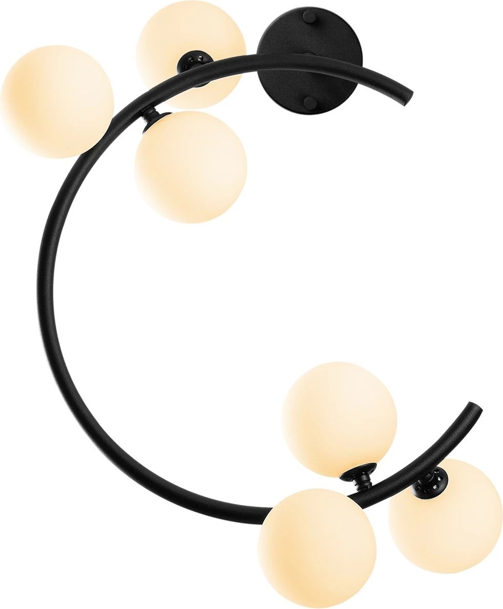 Llambë muri Opviq, Luminar - 14130, metal i zi, 50x30x55 cm