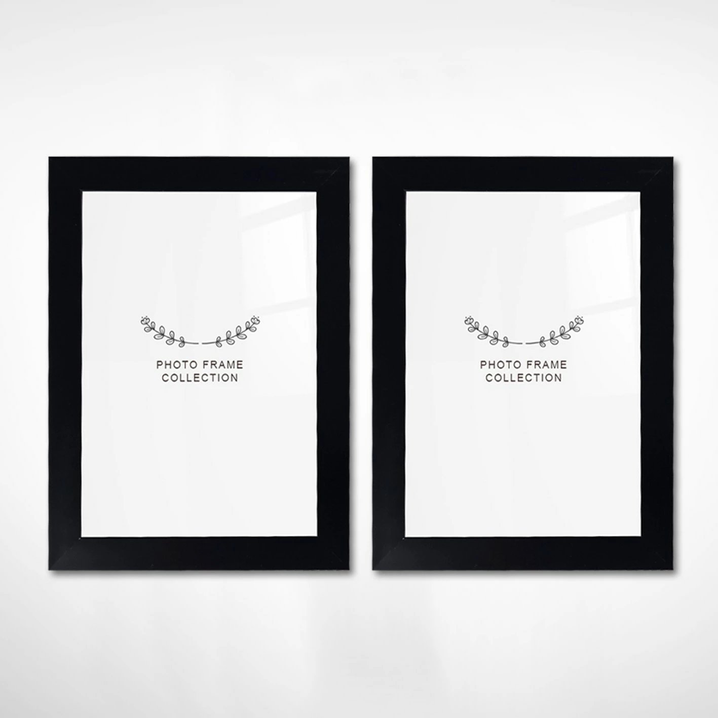 Set kornizash për foto, ngjyrë e zezë, Evila Originals, 2SFC1016_1015, 10x15cm (2 copë)