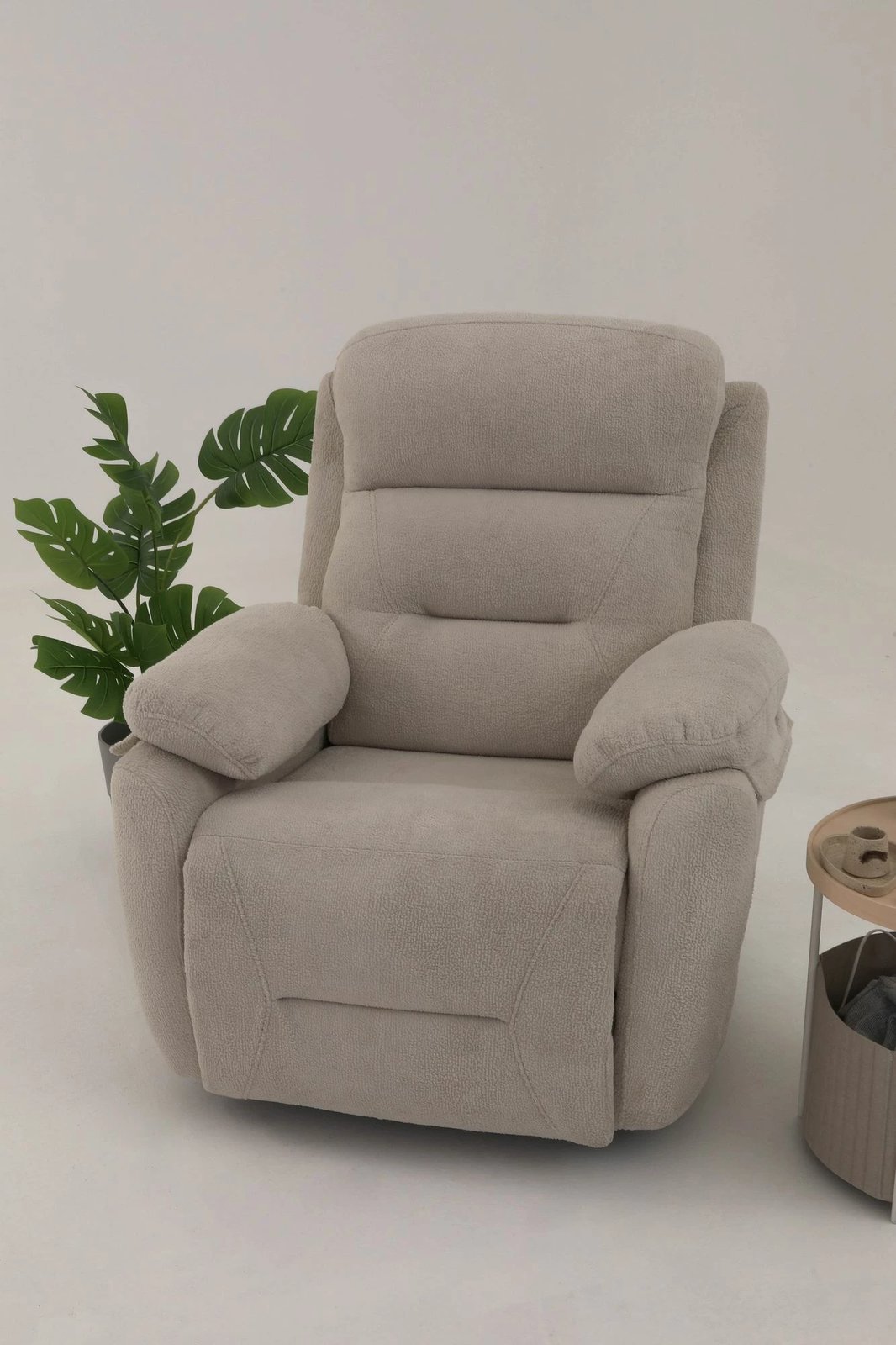 Karrige relaksuese elektrike Comfort, krem, Atelier del Sofa