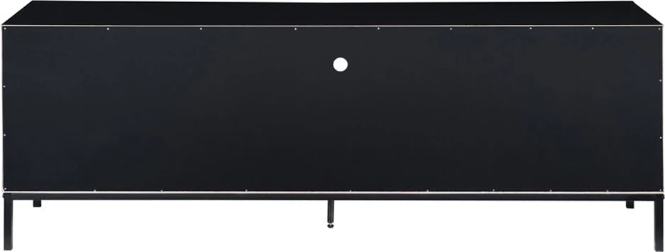 Komodë TV Blackbird, ngjyrë lisi Riviera dhe e zezë, 160x40.5x58 cm