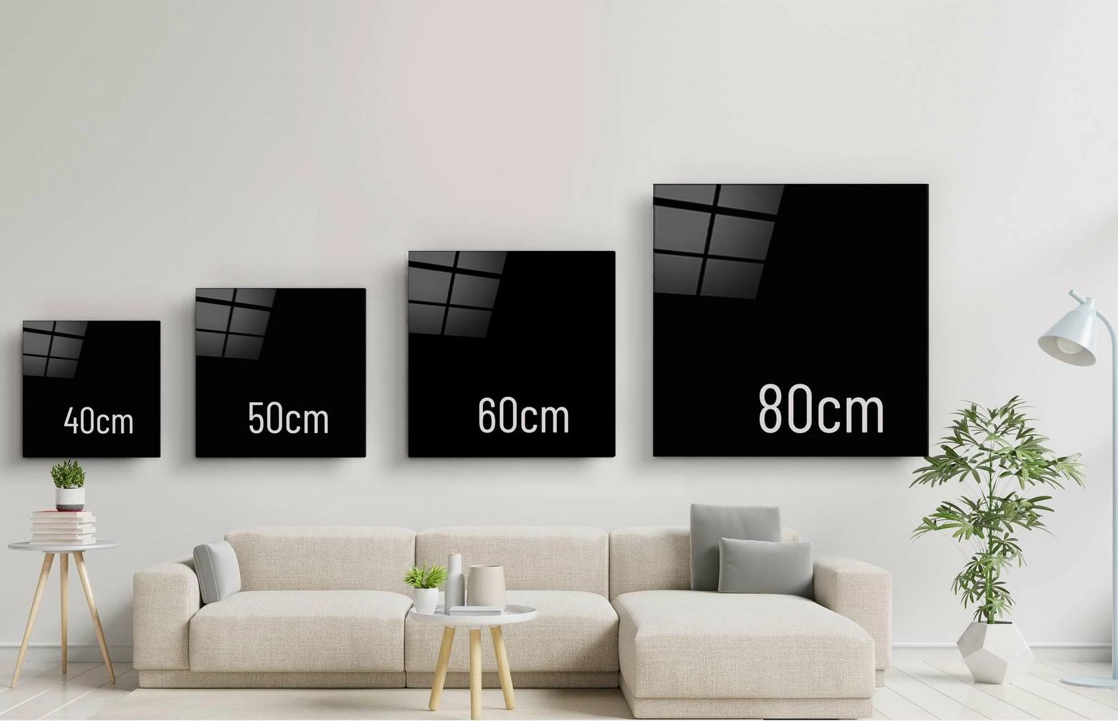 Pikturë dekorative prej xhami të temperuar, shumëngjyrëshe, Wallity, KRV-1001, 50x50cm