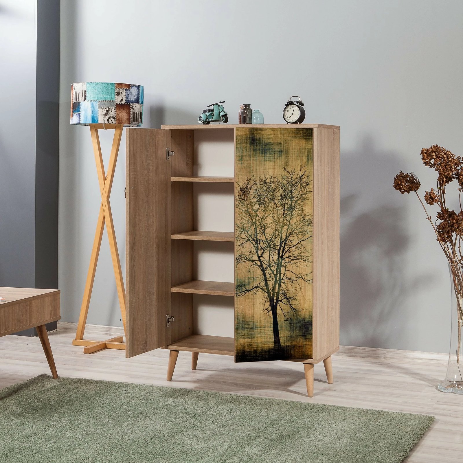 Dollap multifunksional, ngjyrë lisi Sonoma, Multibox - 729