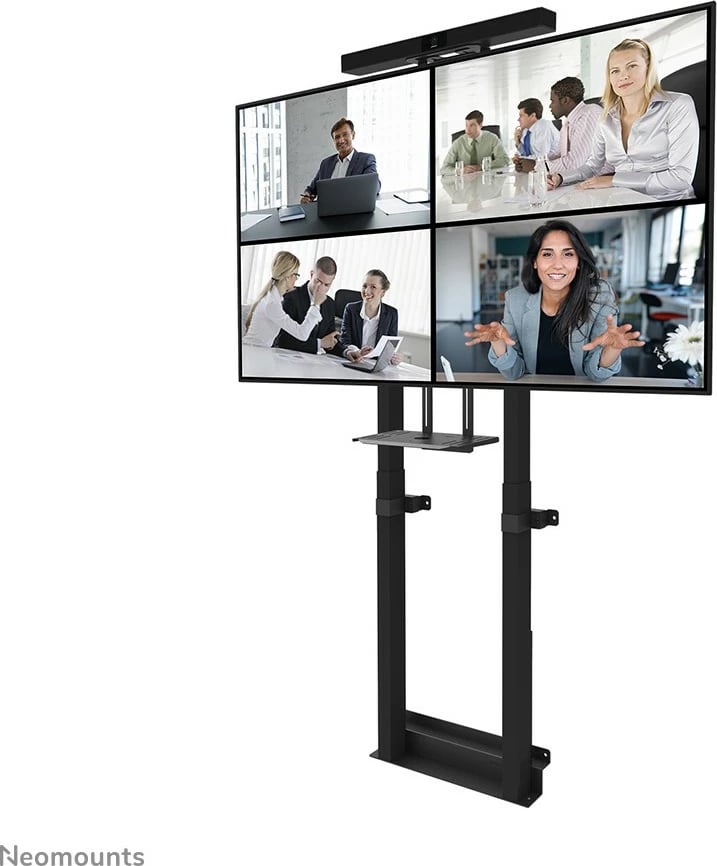Kit montimi universal Neomounts AV1-875BL1, për videobar e multimedia, çelik, 9 kg, i zi