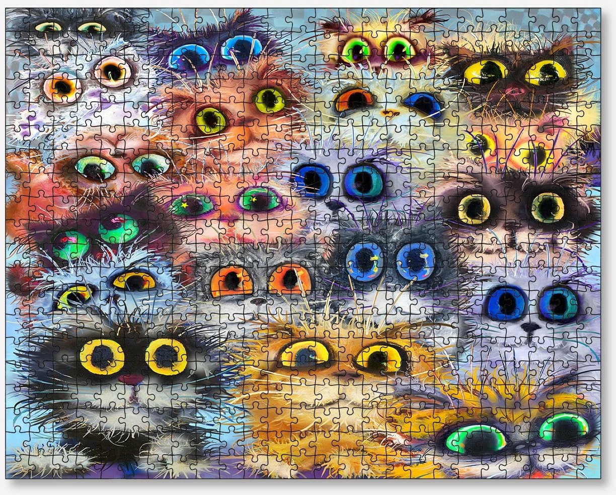 Puzzle me 500 copa, shumëngjyrësh, Evila Originals, PZL_0166_500