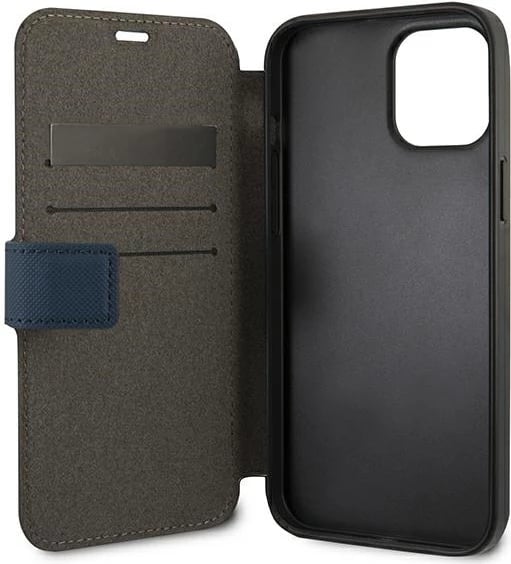 Mbështjellës U.S. Polo Assn. USFLBKP12LPUGFLNV për iPhone 12 Pro Max, Polo Embroidery Collection, granat/navy