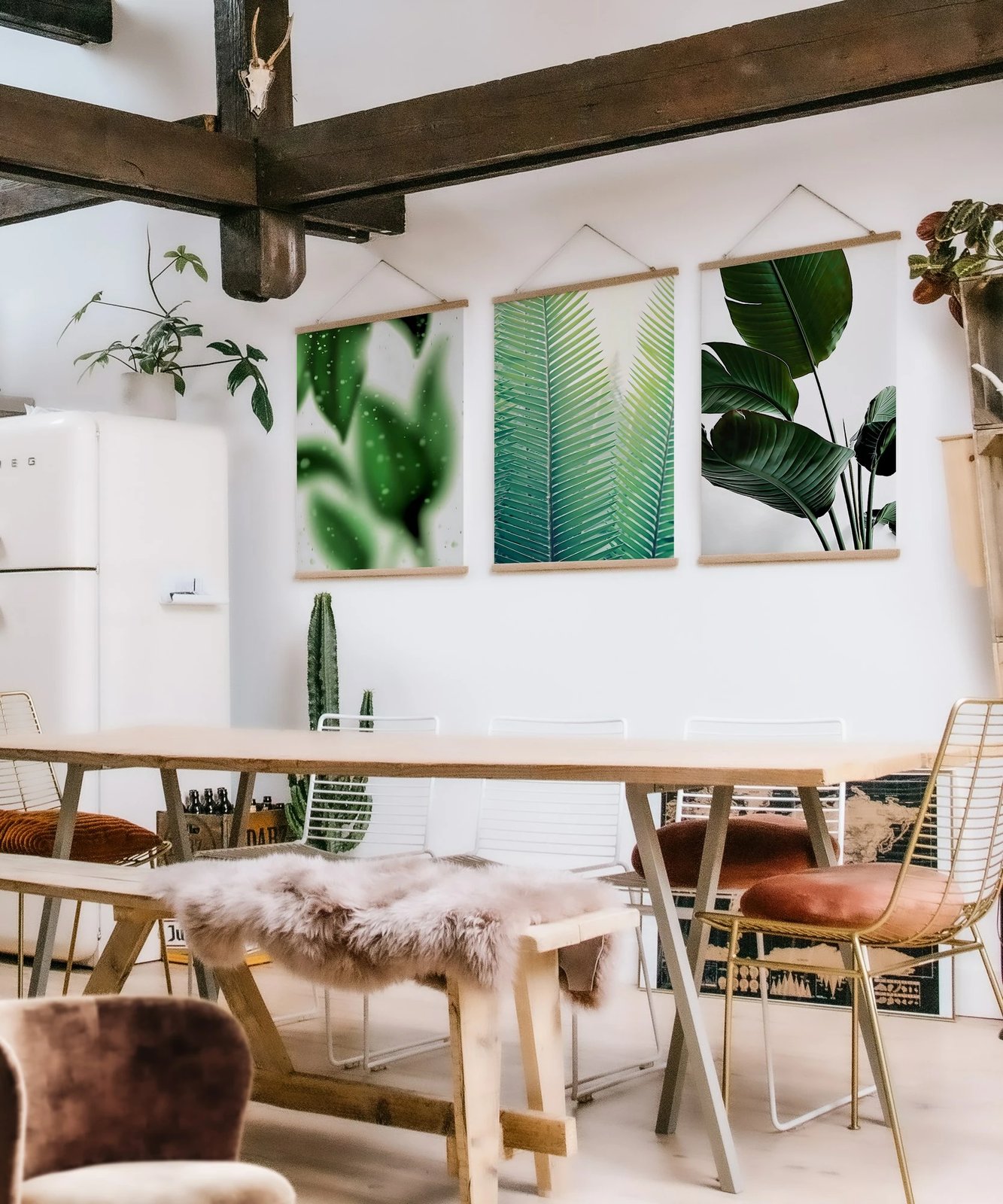 Pikturë dekorative me kornizë (3 copë), Wallity, SRG19