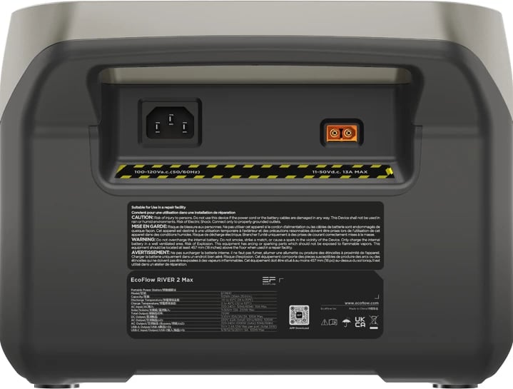 Stacion portativ energjie EcoFlow RIVER 2 Max, 512Wh, 500W, i zi