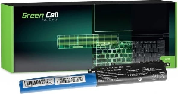 Bateri për laptop Green Cell, 2200mAh, e zezë