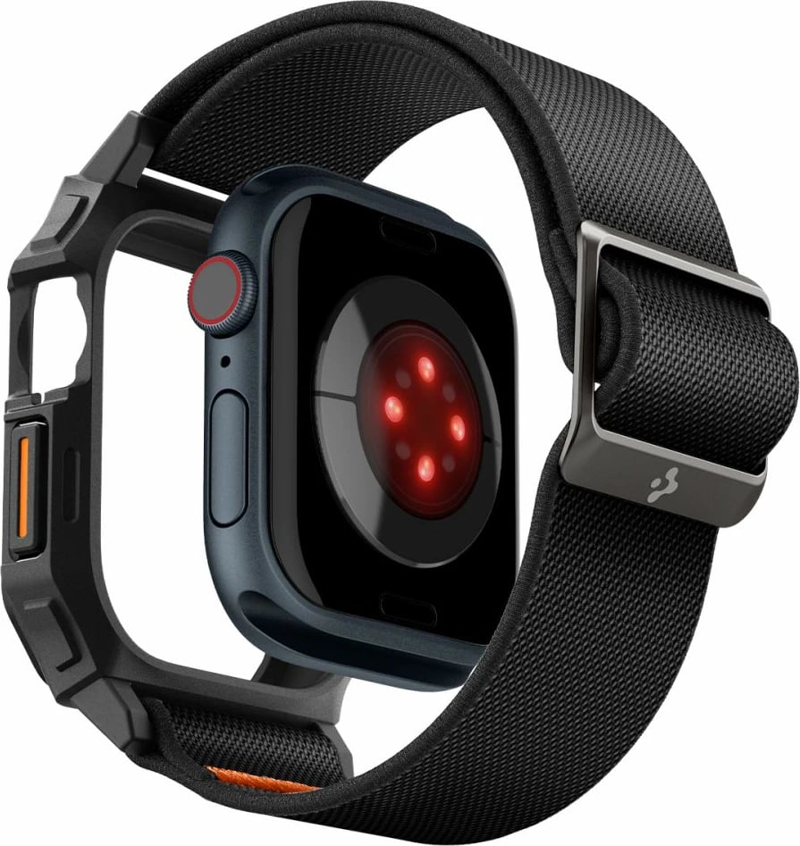 Rrip Spigen Lite Fit PRO për Apple Watch 10, 42mm, i zi