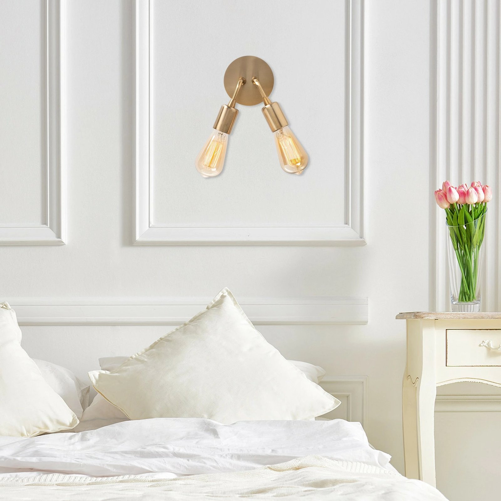 Llampë muri vintage, ngjyrë e verdhë, Harput N-1332