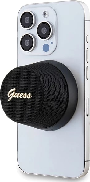 Altoparlant Bluetooth Guess Magnetic Script Metal, MagSafe, 1200mAh, i zi