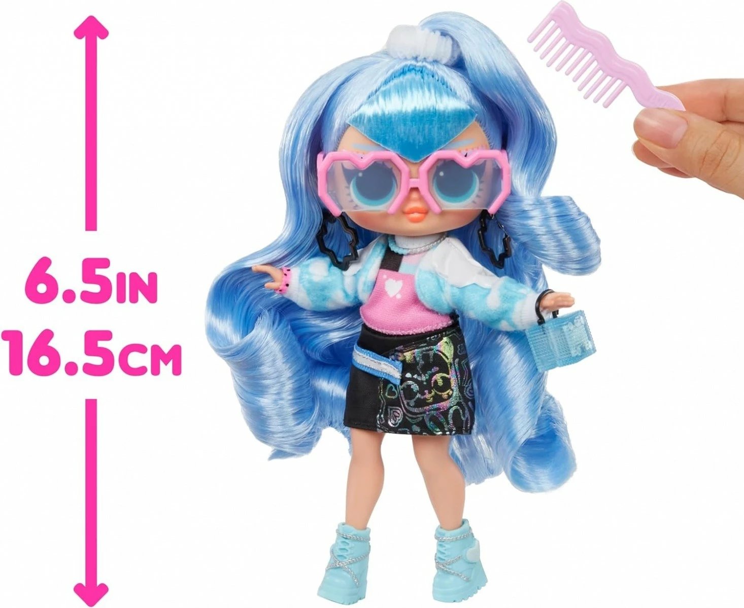 Kukull L.O.L. Surprise Tweens Ellie Fly, 16.5 cm, me aksesorë, Blu