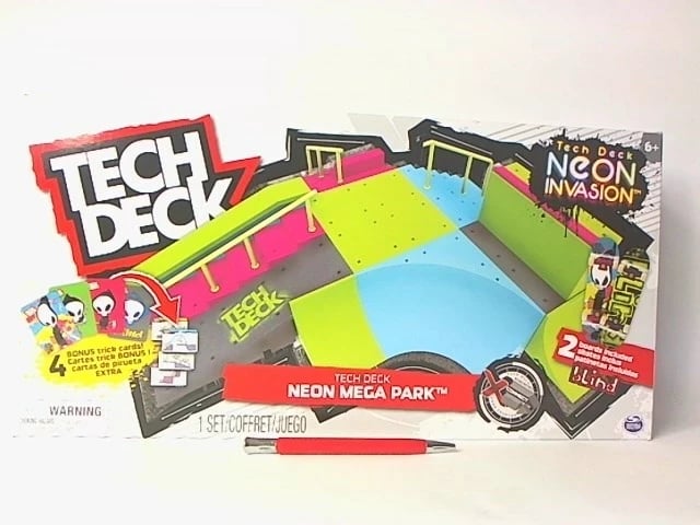 Set lodrash Tech Deck Ramp X-Connect Neon Mega Park Spin Master