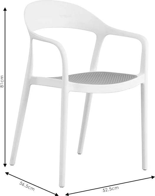 Karrige Ember me mbrojtje UV, PP, bezhë-e zezë, 52.5x56.5x81cm