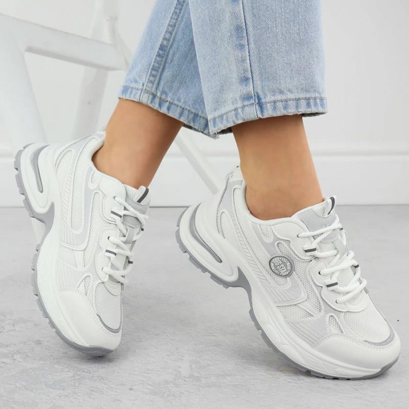 Këpucë femra Big Star, të bardha