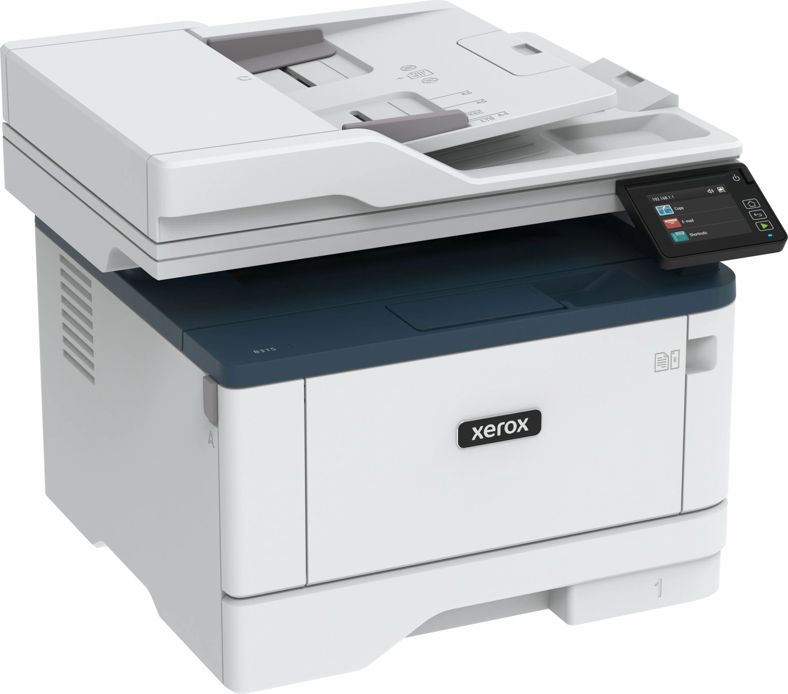 Printer multifunksional Xerox B315, laser, mono, wireless, duplex, 2 kaseta, 350 fletë, A4, blu/bardhë Printer multifunksional Xerox B315, laser, mono, wireless, duplex, 2 kaseta, 350 fletë, A4, blu/bardhë