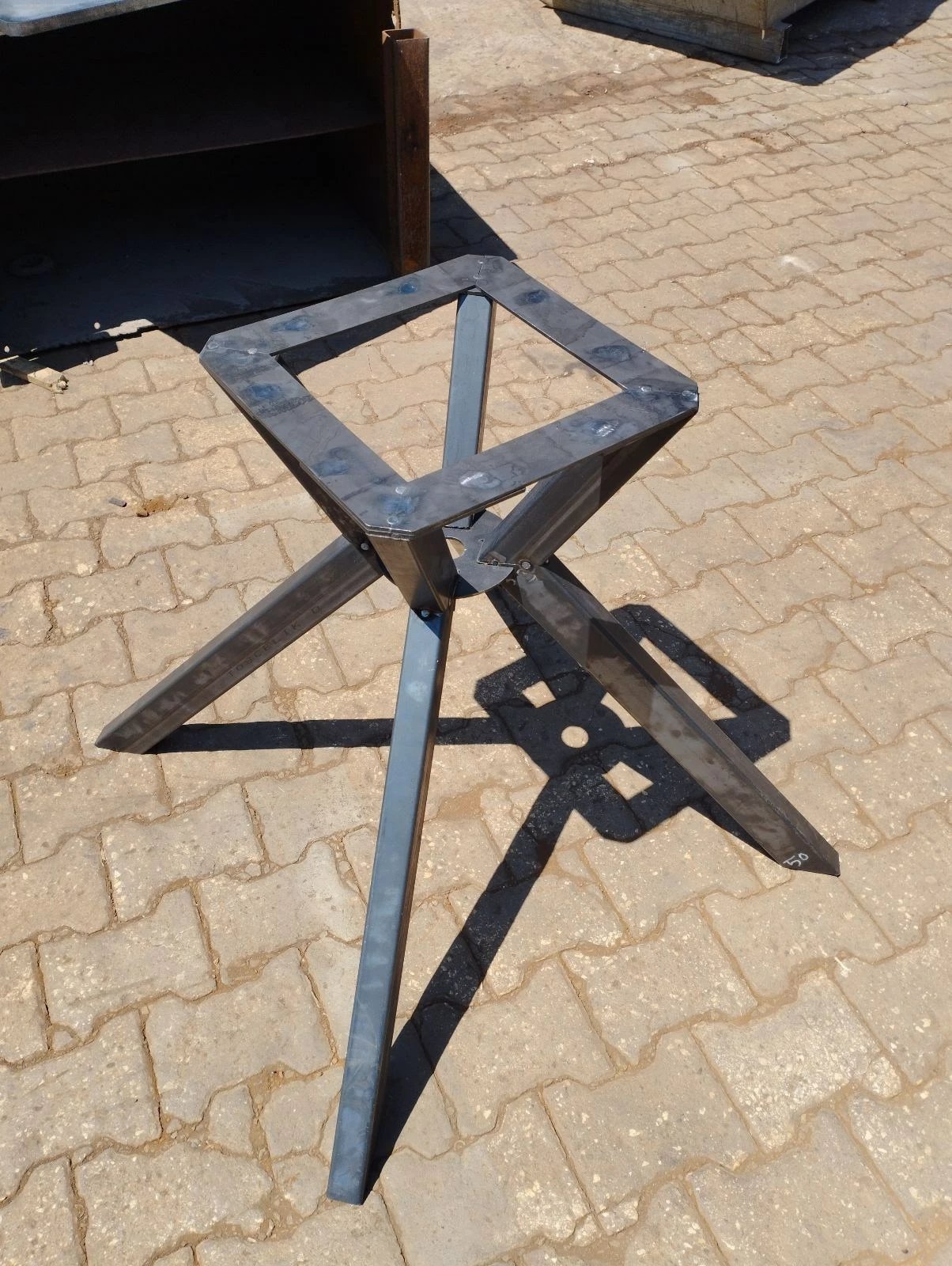 Këmbë metalike për tavolinë, ngjyrë e zezë, Skye Decor, Luna Ayak