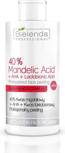 Peeling për fytyrë Bielenda Professional Exfoliation Face Program 40% mandelic acid + AHA + lactobionic acid për femra, 150g