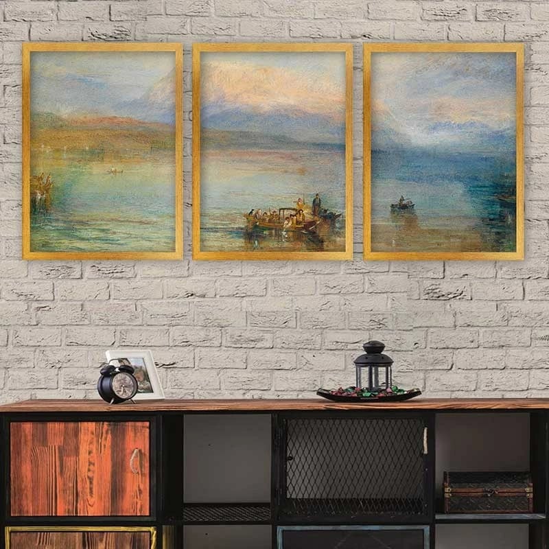 Pikturë dekorative me kornizë (3 copë), Wallity, 3AC_UN54424_3545