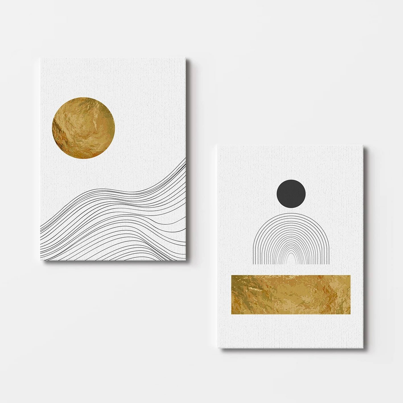 Pikturë dekorative në kanavacë (2 copë), Wallity, 2KNV4255, 70x100 cm