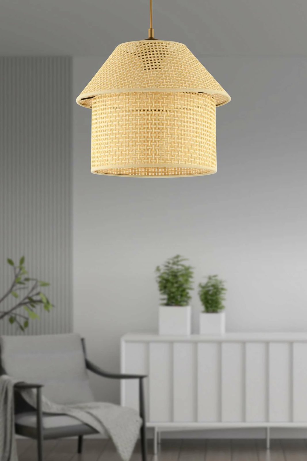 Llambë tavani Opviq, krem dhe ari, 64880