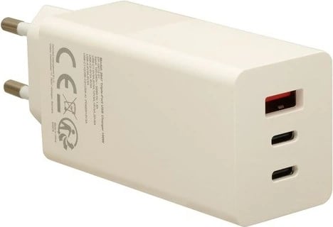 Karikues PATONA Premium GaN, 100W, 2xUSB-C, 1xUSB-A, i bardhë