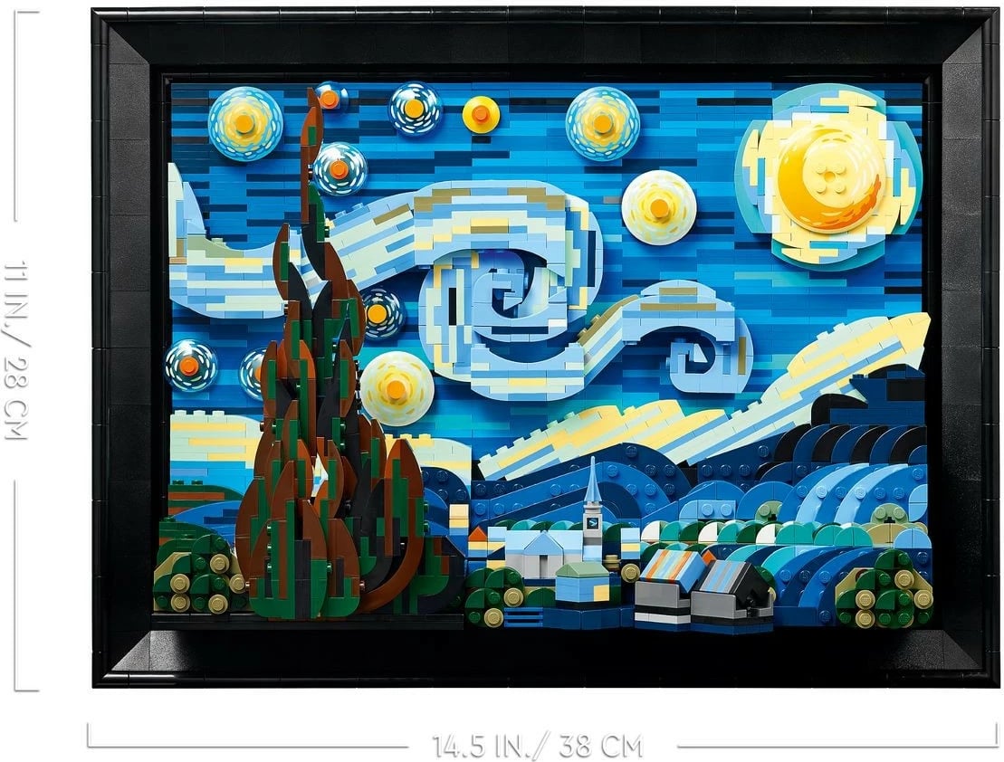 Set LEGO Ideas 21333 Starry Night, 2316 pjesë, për të rritur