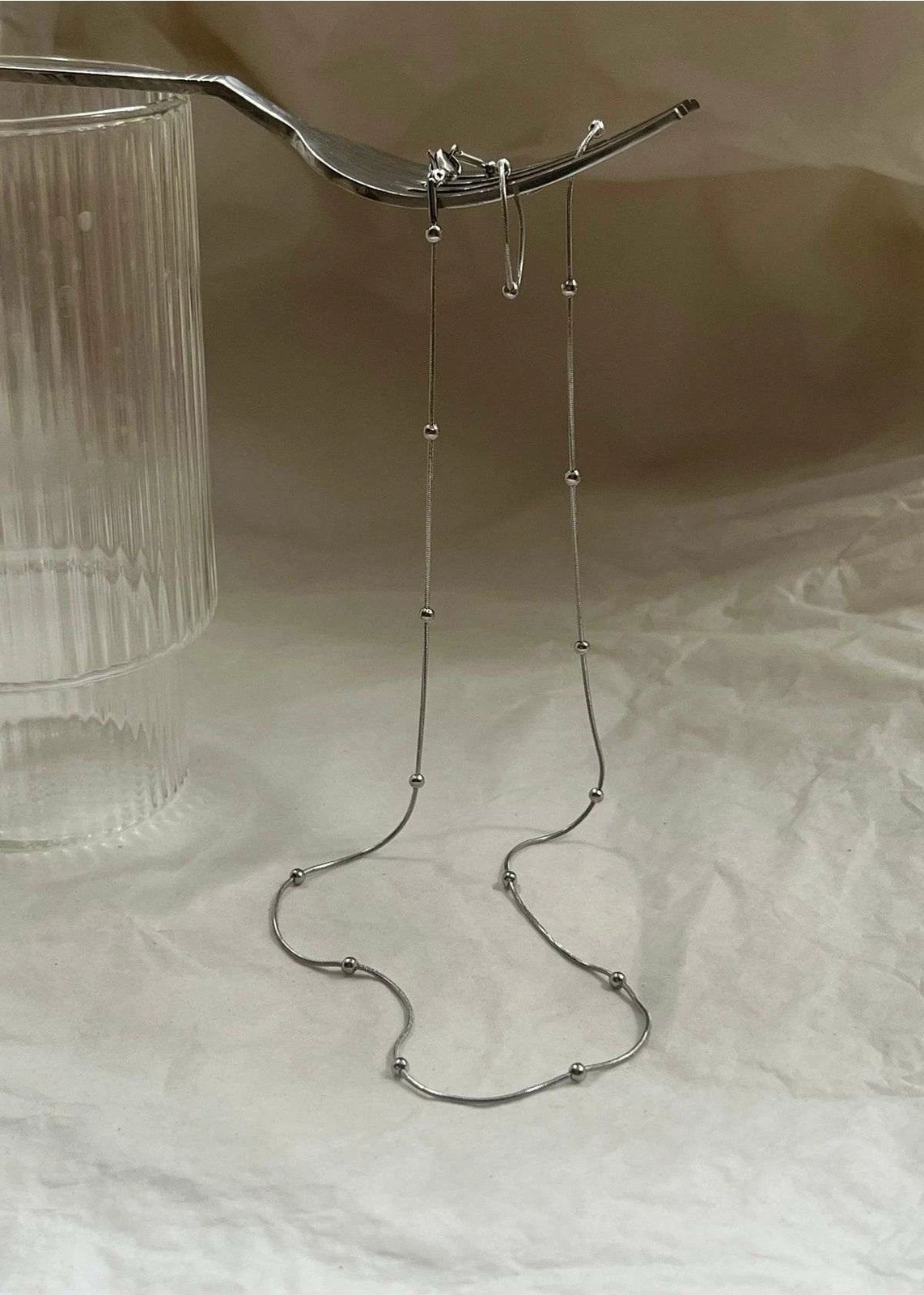 Varëse prej çeliku, ngjyrë argjendi, Jumeon, KPEGMSA1266, 60cm