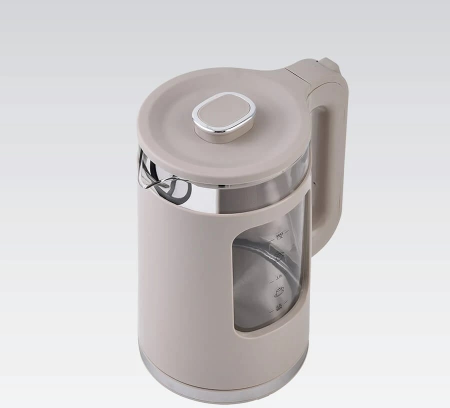 Ibrik elektrik Maestro MR-065, 1.7L, 2200W, xham, bezhë