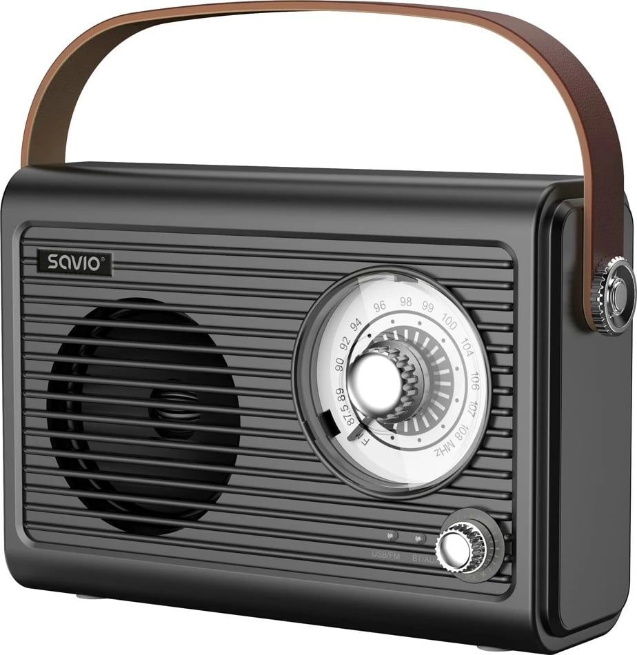 Radio portabile Savio RS-01, FM, USB, e zezë