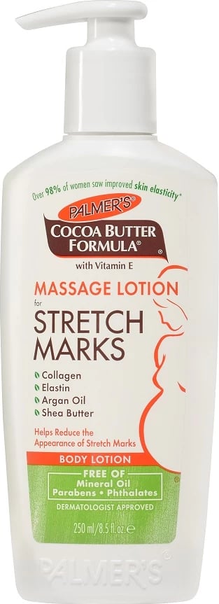 Balsam për trup Palmer's Cocoa Butter Formula Massage Lotion for Stretch Marks për femra, 250ml