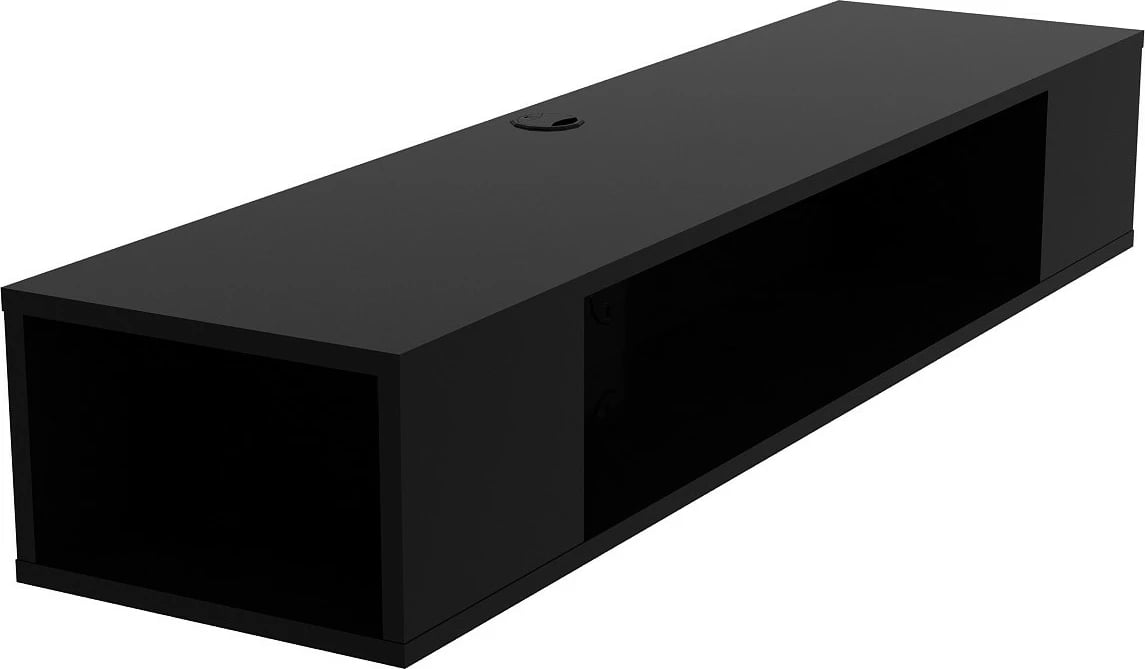 Komodë TV Hanah Home, Peti, e zezë