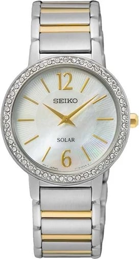 Orë dore për gra SEIKO SUP469P1, argjend me ari
