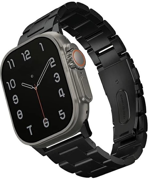 Rrip çeliku për Apple Watch UNIQ Osta, 42/44/45/49mm, i zi
