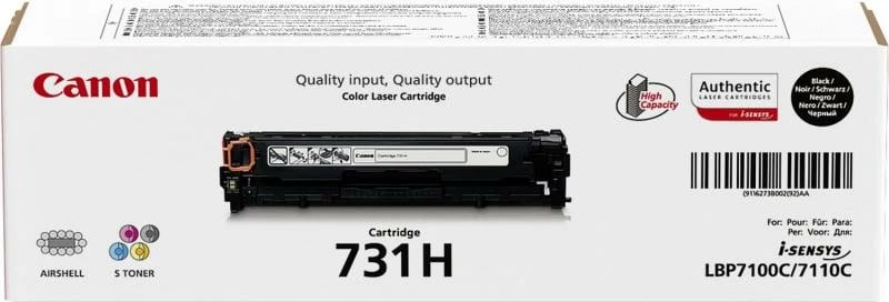 Toner, Canon, 731H 6273B002, rendiment 2400 faqe, i zi