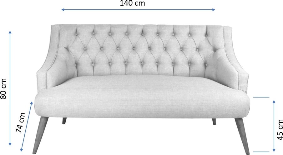 Divan dy-vendësh Atelier del Sofa, Lamont, ngjyrë gri