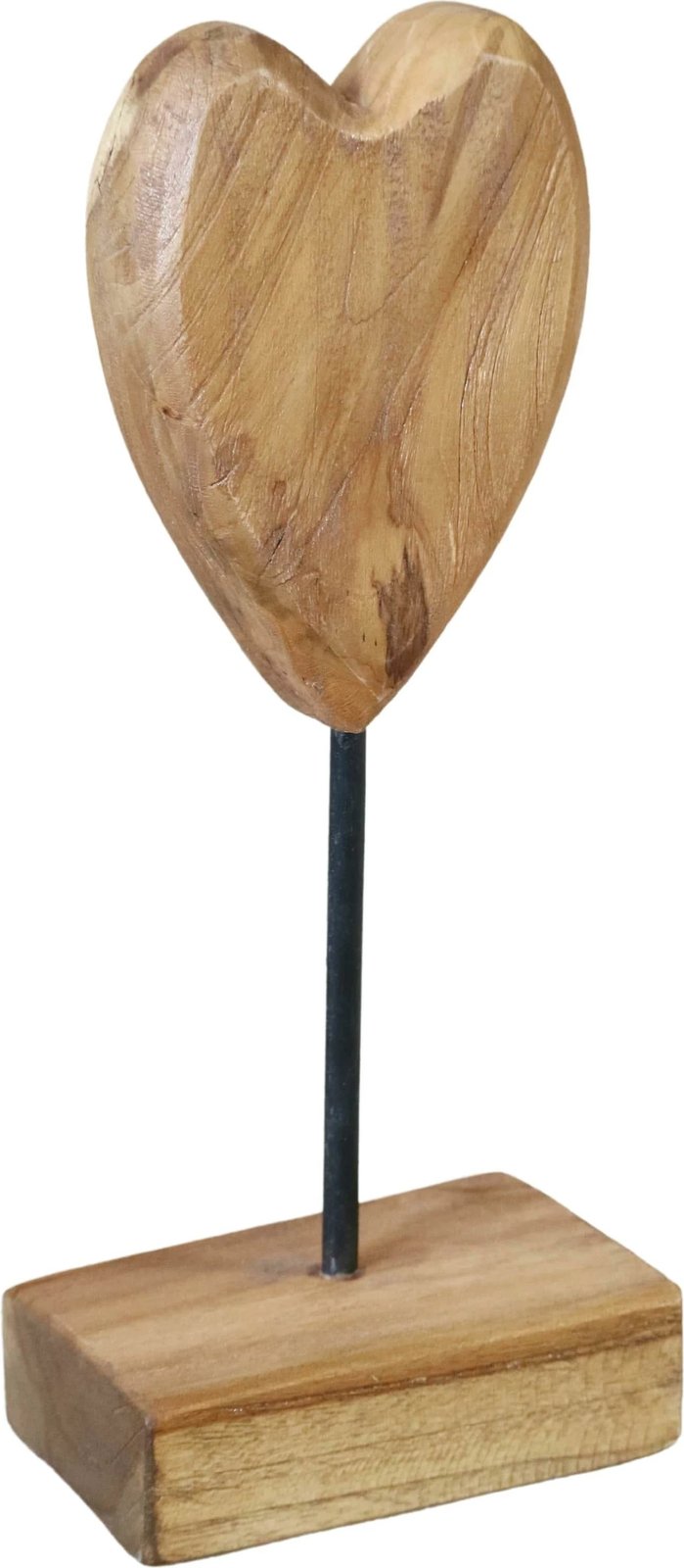 Dekor zemër druri nextdeco H36xW17xD12cm Dekor zemër druri nextdeco H36xW17xD12cm