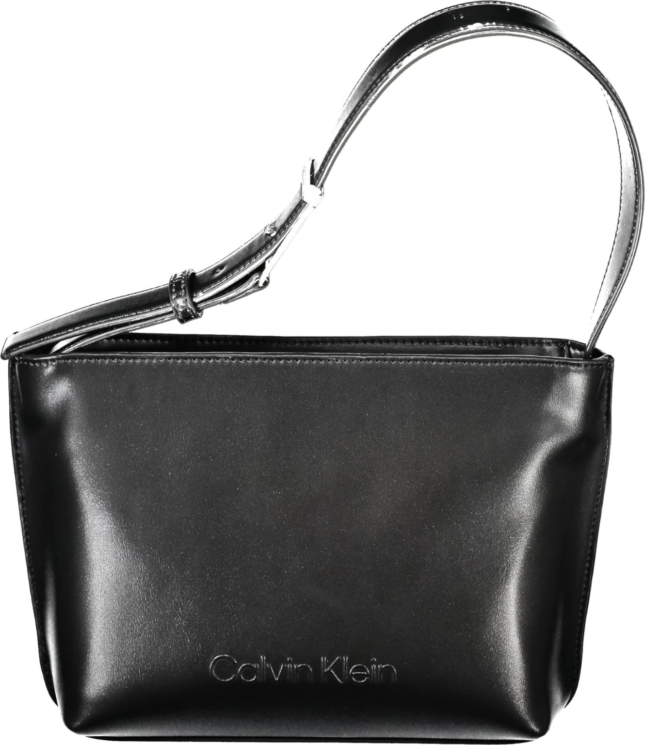 Çantë për femra Calvin Klein shpatullash, e zezë