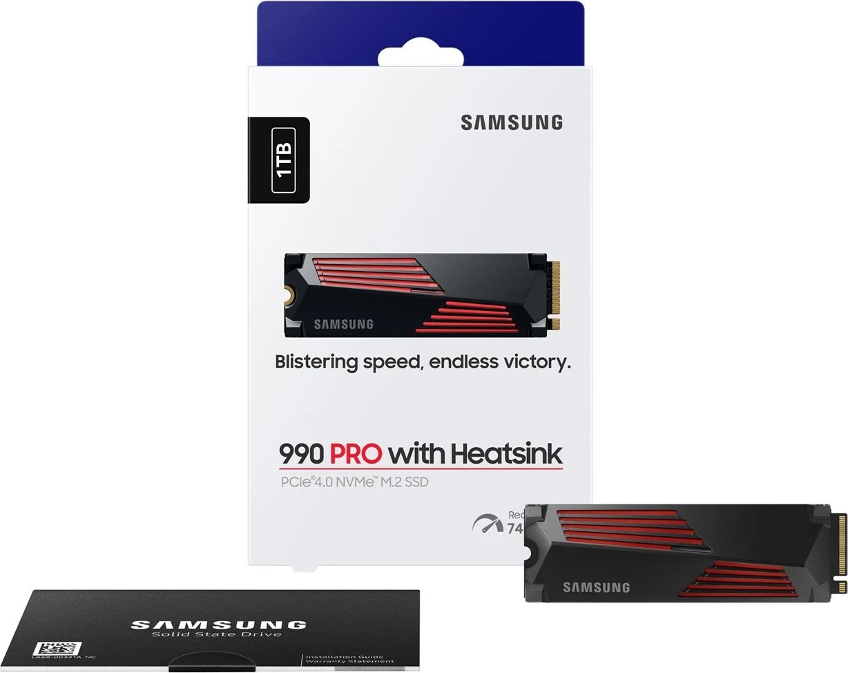 SSD Samsung MZ-V9P1T0GW, 1 TB, M.2, PCI Express 4.0, NVMe, i zi me të kuqe