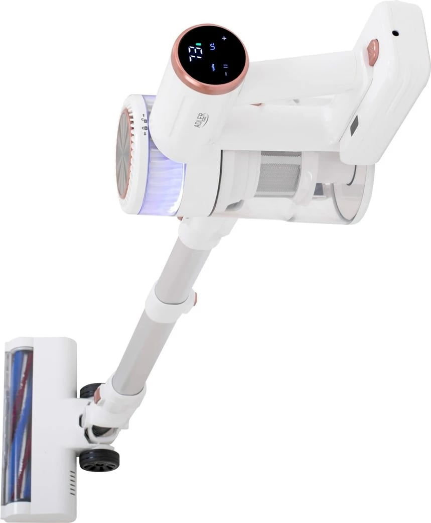 Fshesë me korrent pa kabllo Adler AD 7079, 0.4L, 2200 mAh, E bardhë