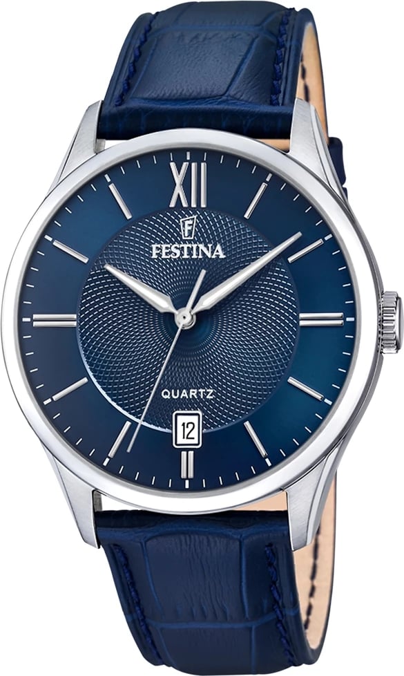 Orë dore FESTINA F20426/2 për meshkuj, e kaltër