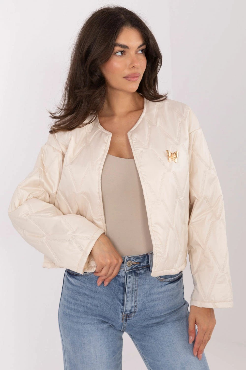 Jakne femra Rue Paris 217562, beige