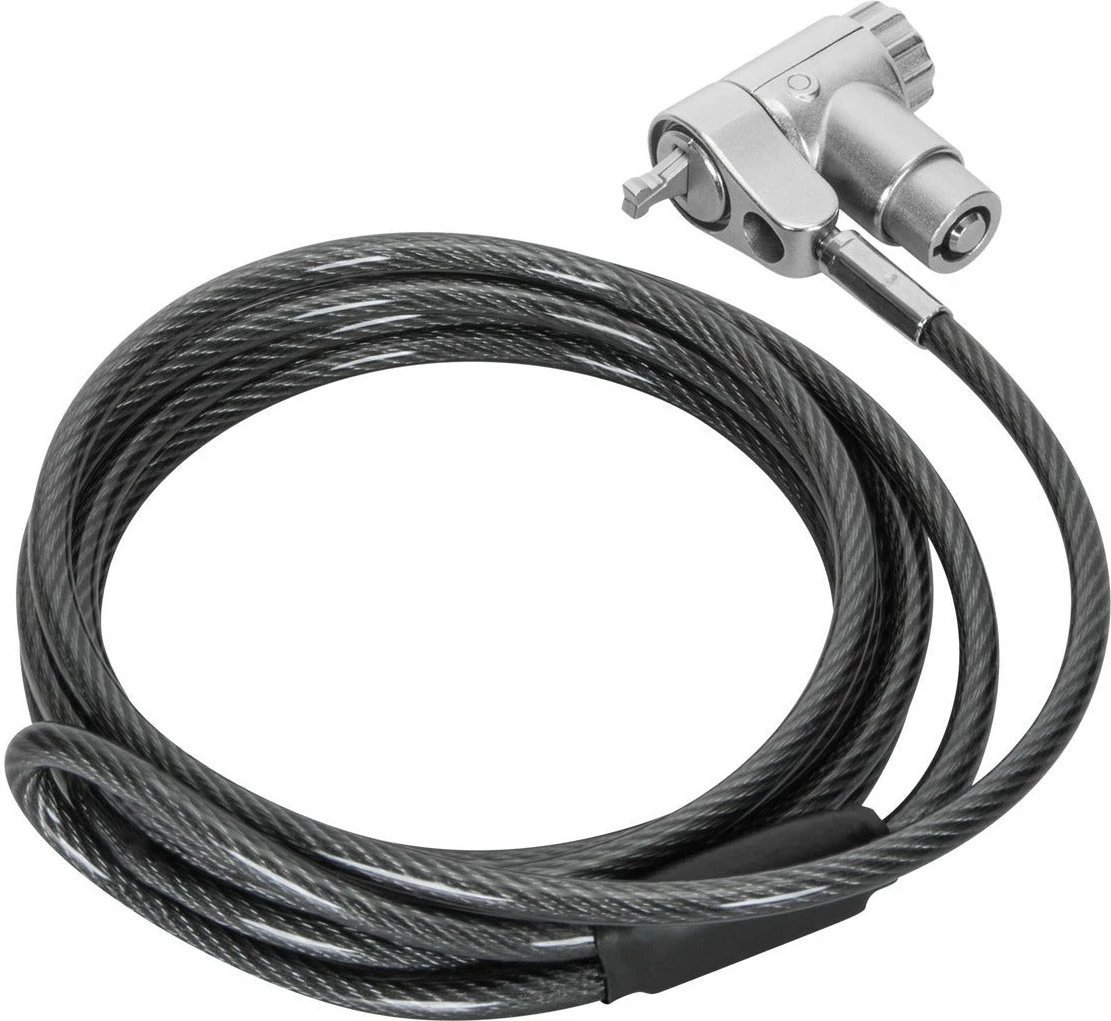 Kabllo sigurie me kyç Targus Ultimate, 2m, çelik, argjend