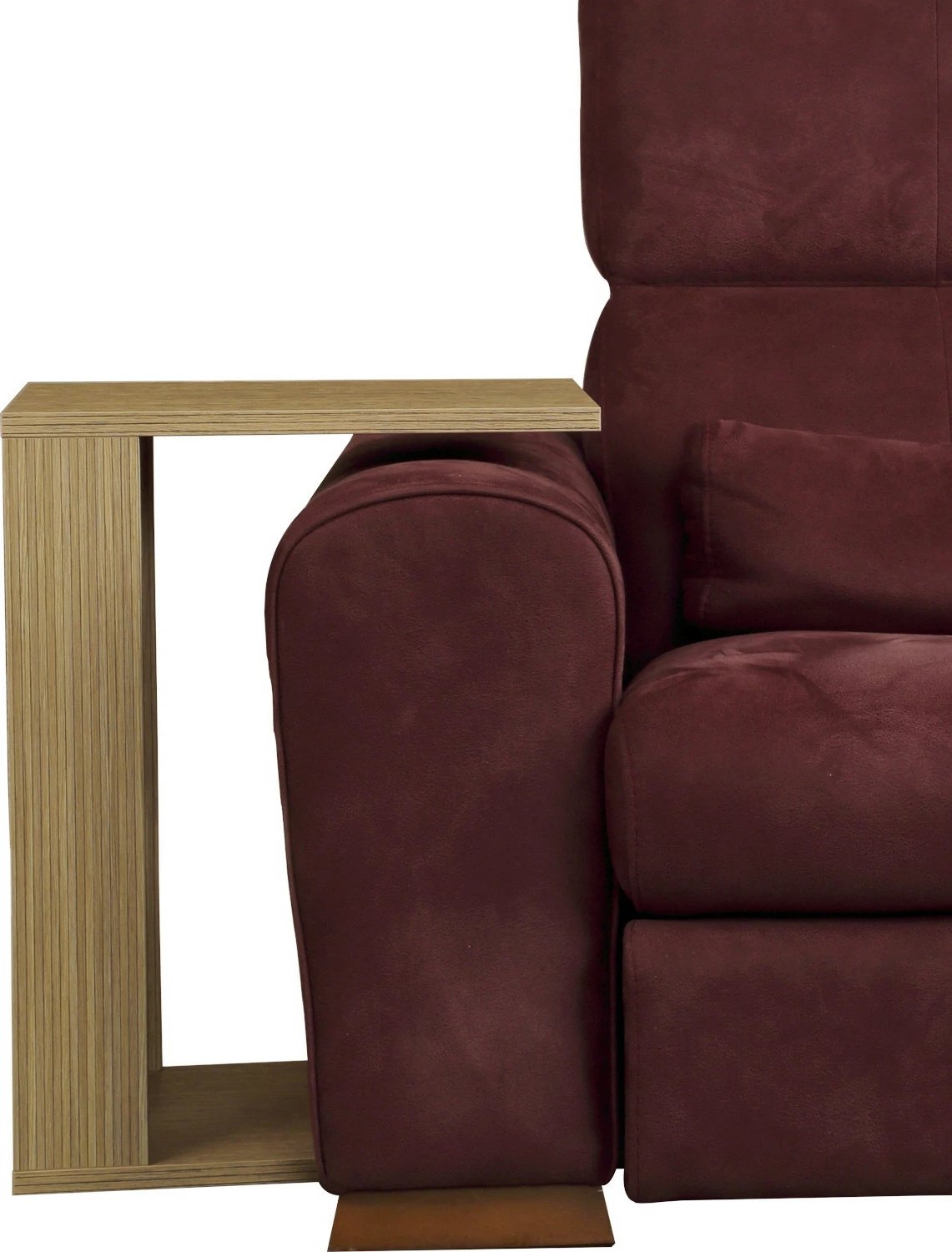 Tavolinë anësore Hanah Home, një copë, bambu, ngjyrë arre