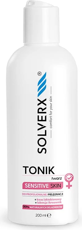 Tonik fytyre për femra SOLVERX Sensitive Skin 200ml
