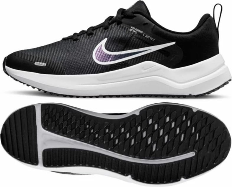 Atlete për vrapim Nike Downshifter 12 Jr për fëmijë, të zeza